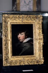 Belgium, Flanders, Antwerp (Antwerpen), house of Rubens, self portrait of the painter