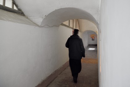 France, Var (83), Iles d'Hyères, parc national de Port Cros, Ile de Porquerolles, le Monastère orthodoxe Sainte-Marie dans l'ancien fort de la Repentance