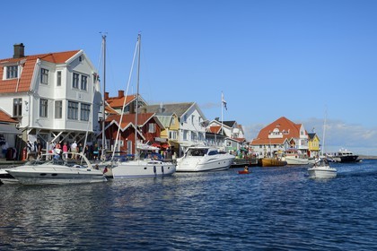 Suède, Västra Götaland, port de Smögen