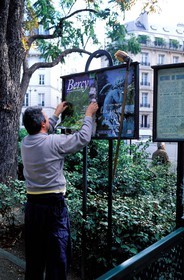 France, Paris, Montholon public garden in the 9th district