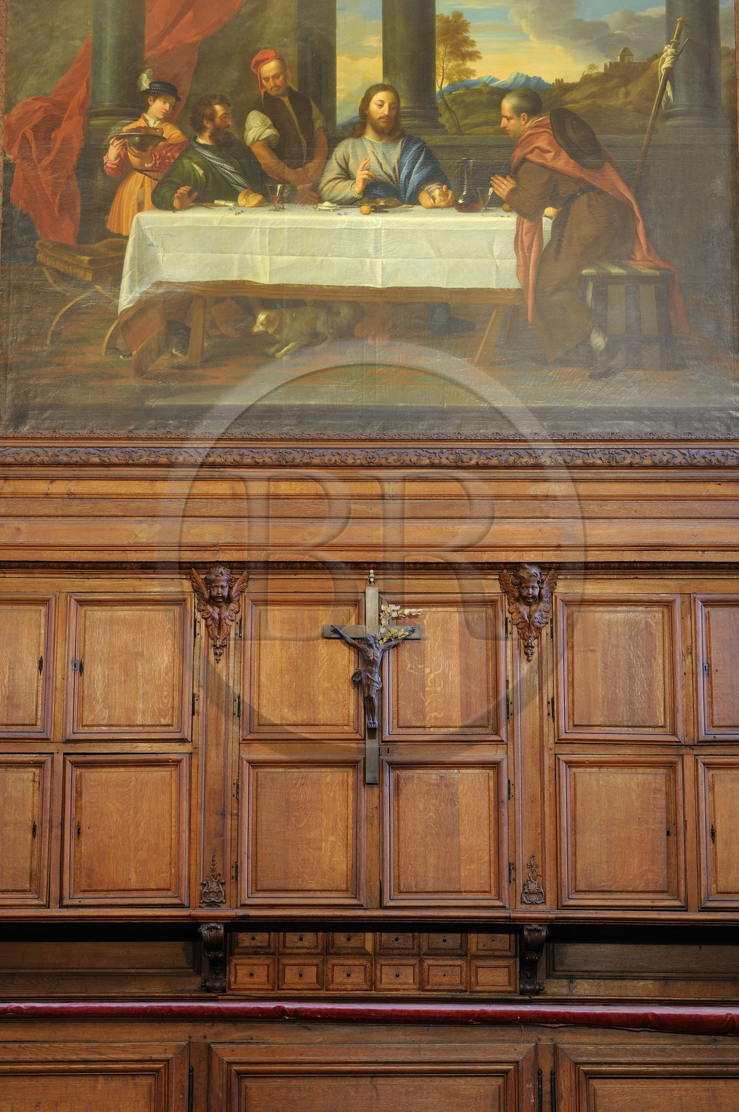 France, Yvelines (78), château de Versailles, classé Patrimoine Mondial de l'UNESCO, sacristie de la Chapelle Royale