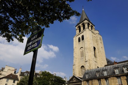 France, Paris, Saint Germain des Pres Church, Saint Germain des Pres square