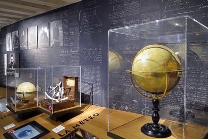 France, Var, Saint-Tropez, 16th century citadel, Museum of St. Tropez Maritime History, room dedicated to the hydrography school