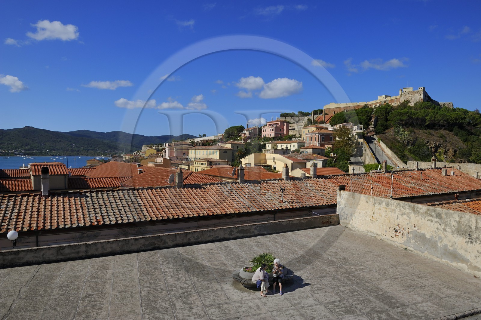 Italie, Toscane, l’Ile d’Elbe, Portoferraio et la forteresse Médicis