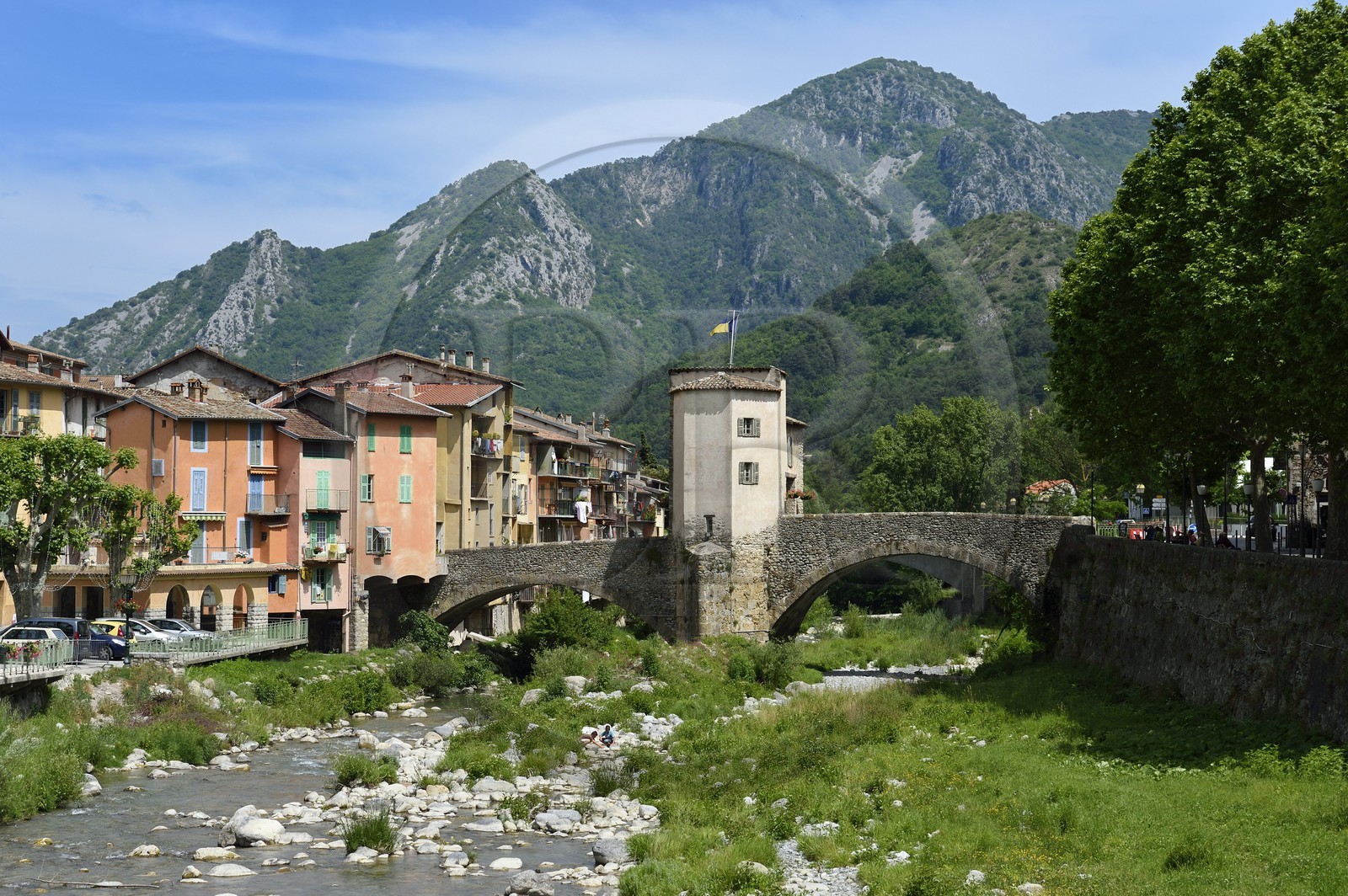 France, Alpes-Maritimes (06), Sospel, Le Pont Vieux sur la Béréva