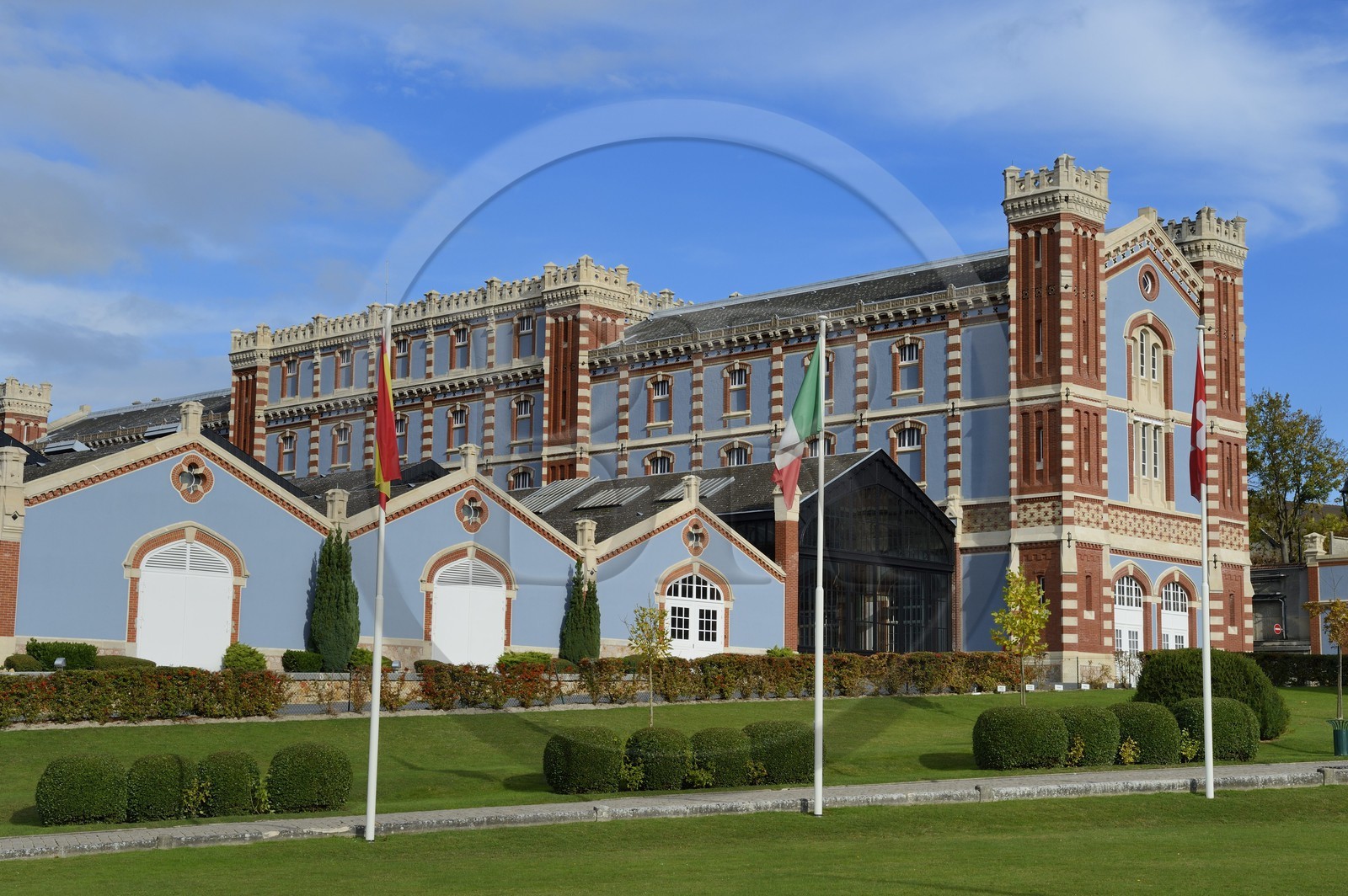 France, Marne (51), Reims le champagne, le Domaine Pommery