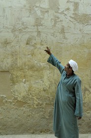 Egypte, Haute Egypte, vallée du Nil, environs de Louxor, nécropole thébaine classée Patrimoine Mondial de l'UNESCO, Thèbes Ouest, tombes des nobles, la tombe de Ramose