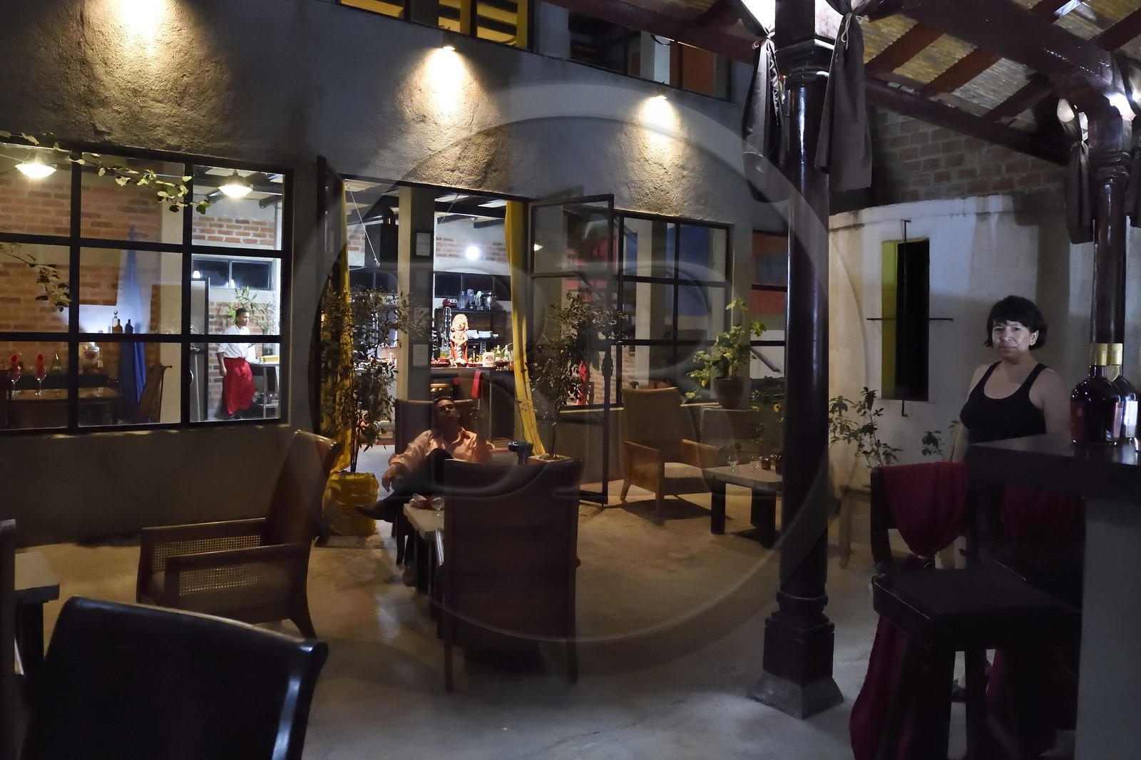 Nicaragua, Granada, le restaurant Ciudad Loung