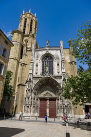 France, Bouches du Rhone, Aix en Provence, Saint Sauveur Cathedral (12th to 16th century)