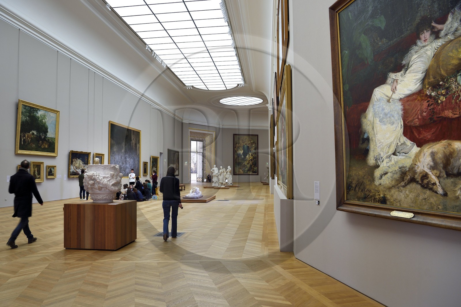 France, Paris (75), Le Petit Palais, construit à l'occasion de l'Exposition universelle de 1900 par l'architecte Charles Girault, il abrite le musée des beaux-arts de la ville de Paris