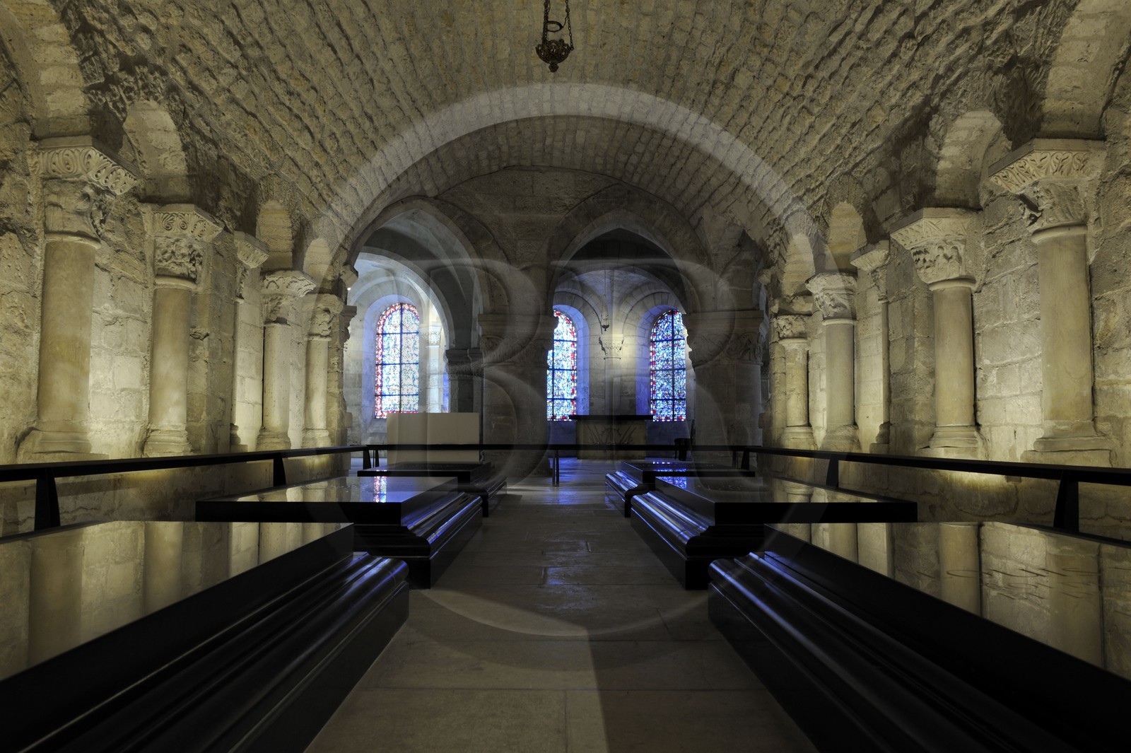 France, Seine Saint Denis, Saint Denis, the Saint Denis Basilica, the crypt, the Bourbon royal family vault