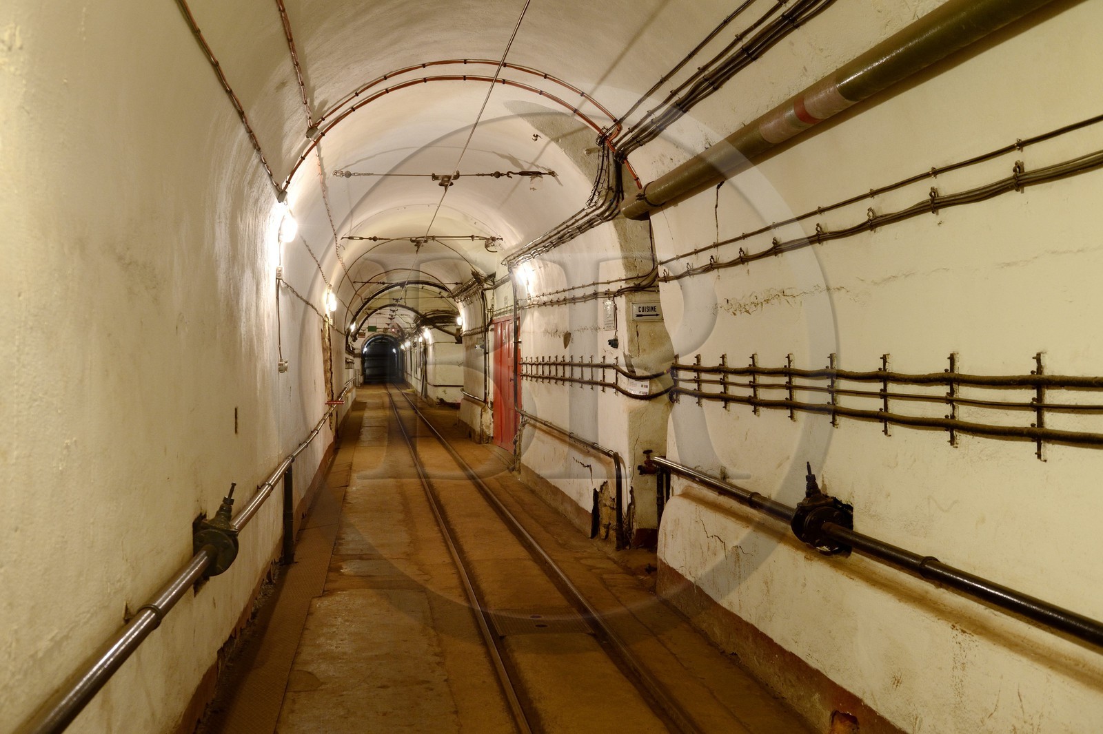 France, Moselle, Veckring, Maginot Line, Hackenberg Fortress, a tunnel