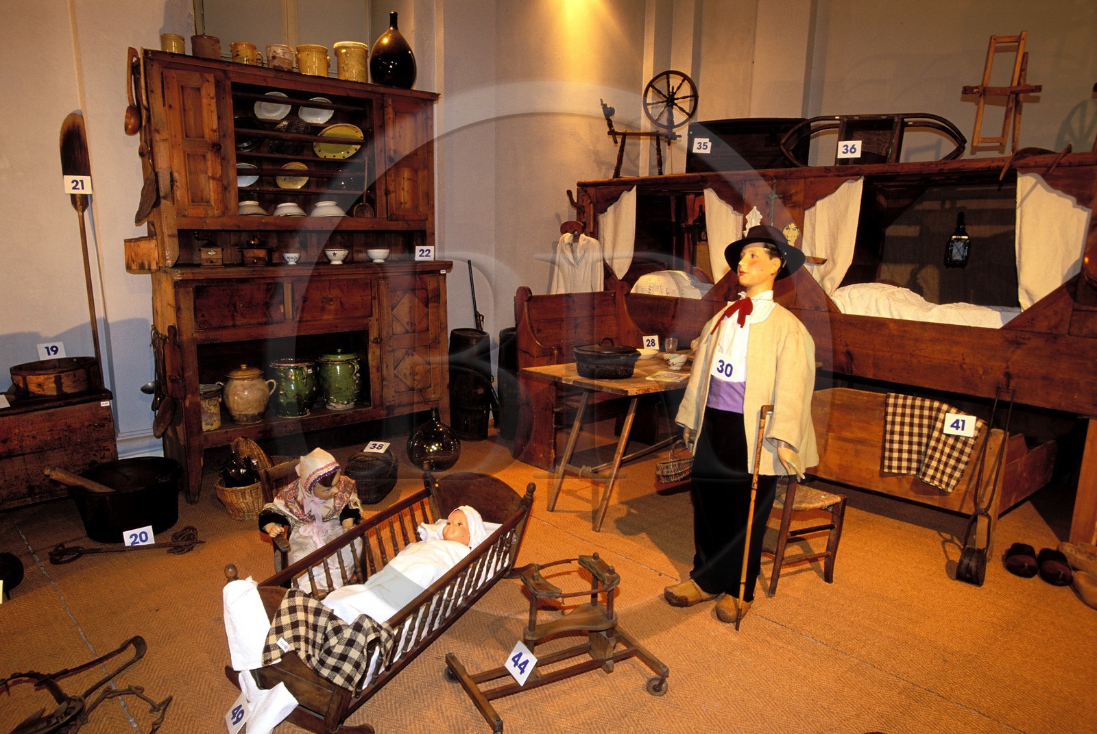 France, Savoie, Saint Jean de Maurienne, popular traditions museum