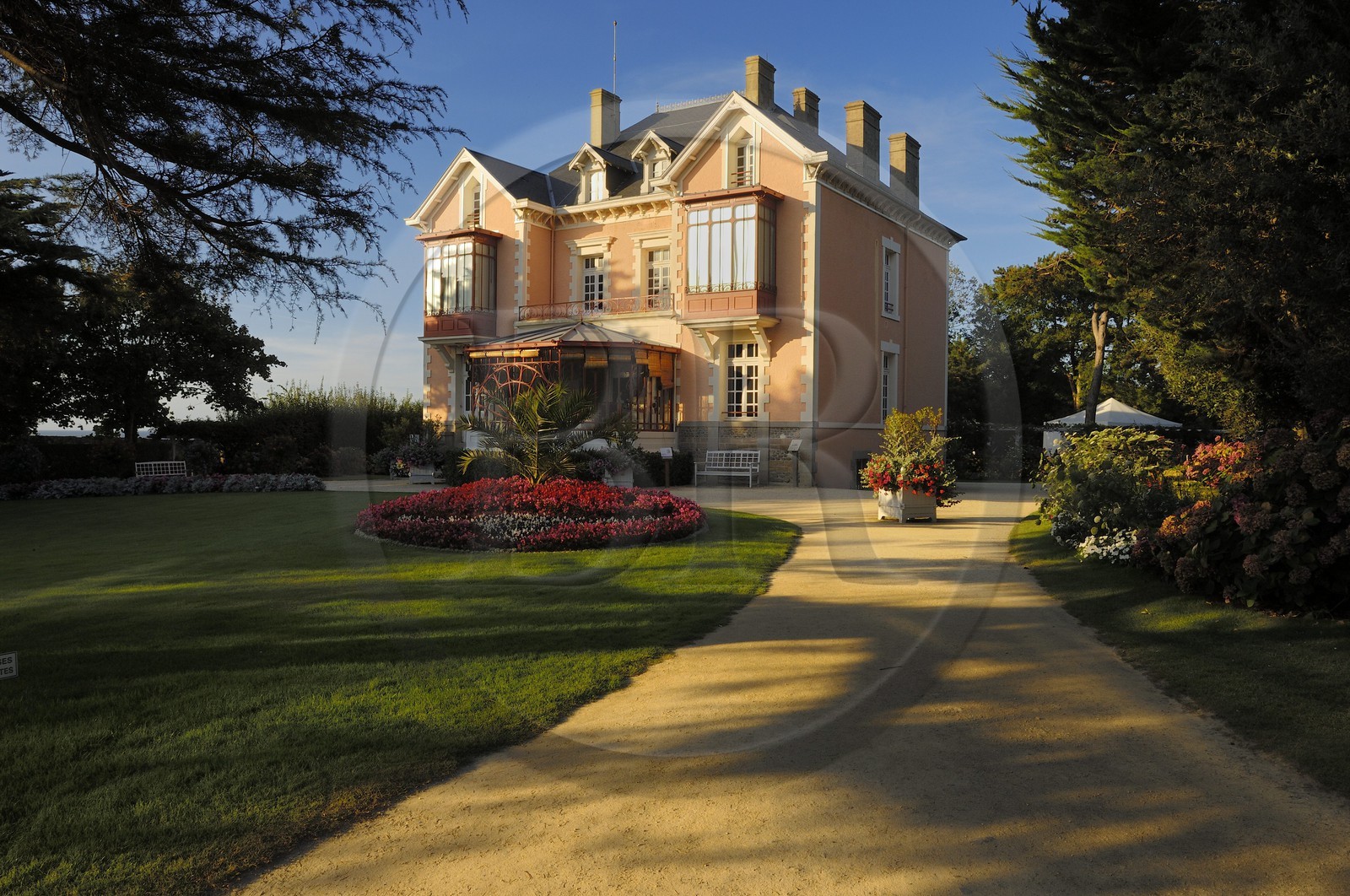 France, Manche, Cotentin, Granville, Christian Dior's house and public garden