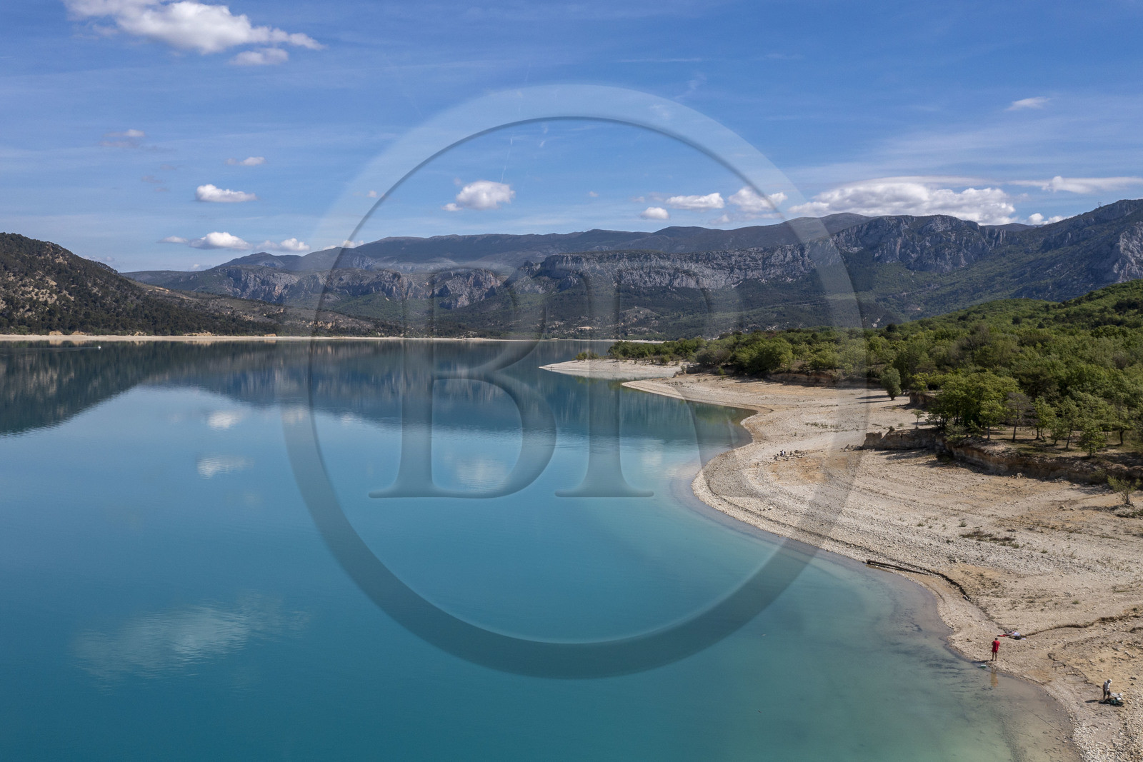 France, Var (83), Parc Naturel Régional du Verdon, Les-Salles-sur-Verdon, lac de Sainte Croix