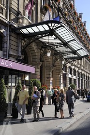 France, Paris (75), l'hotel Concorde Opéra Paris relié à la Gare Saint Lazare fut fondé en 1889 par la Compagnie des Chemins de fer de l'Ouest qui gérait le réseau ferré entre Paris et la Normandie et ses ports transatlantiques