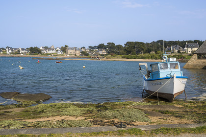 France, Côtes-d'Armor (22), Côte de Granit Rose, Perros-Guirec, port naturel de Ploumanac'h