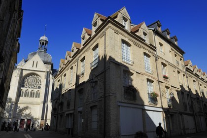 France, Seine-Maritime, Dieppe, the Saint-Jacques church from the 13th century