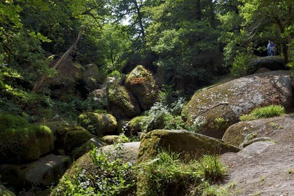 France, Finistère (29), parc naturel régional d'Armorique, Huelgoat, chaos granitique de la forêt du Huelgoat
