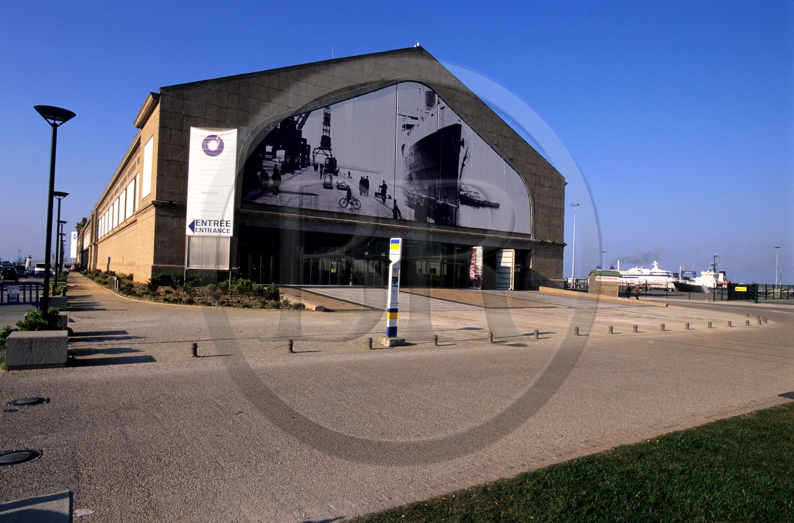 France, Manche (50), Cotentin, Cherbourg, musée Cité de la Mer, site historique de la gare transatlantique