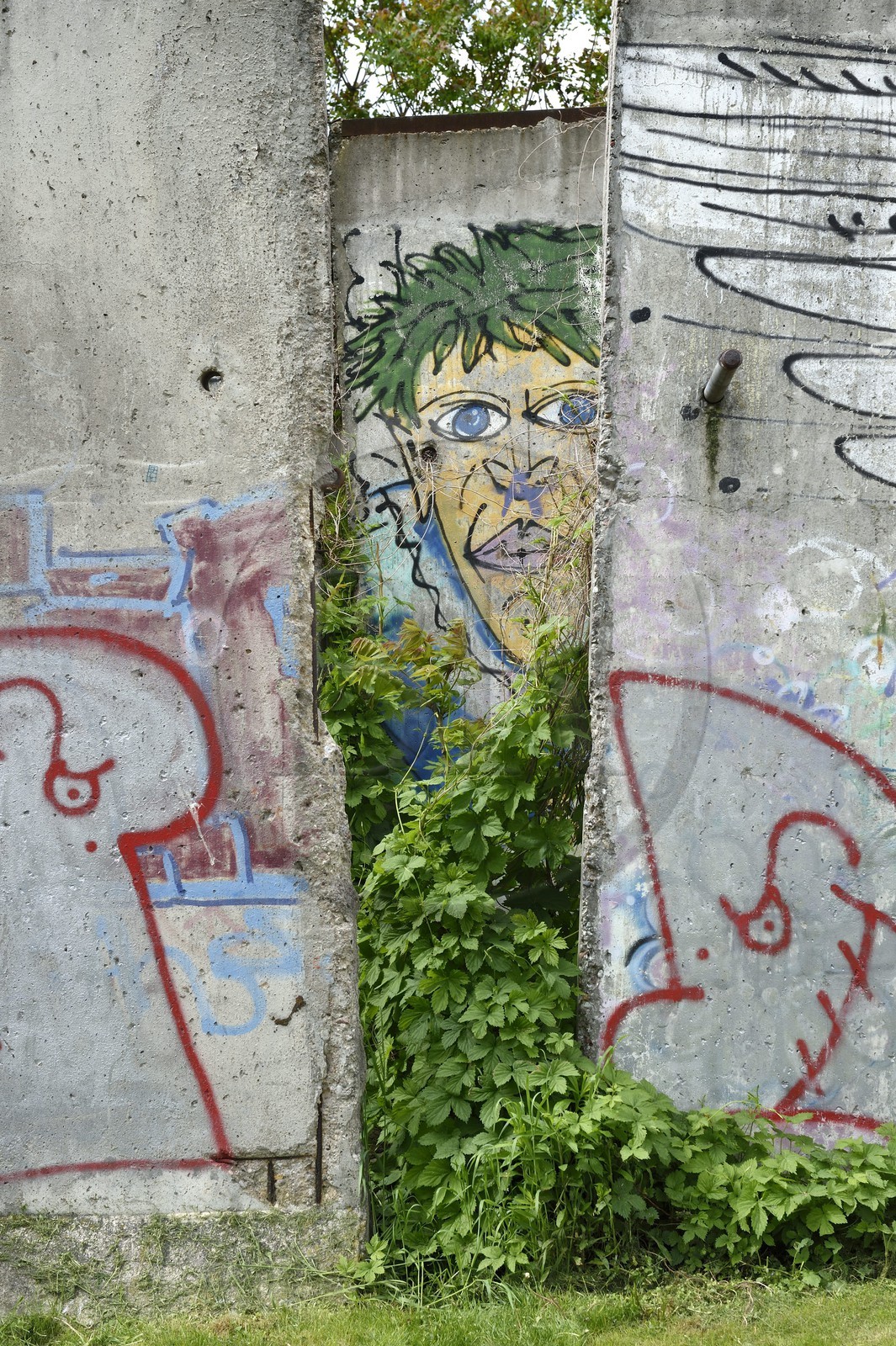 Allemagne, Berlin, Bernauer Strasse, Mémorial du Mur de Berlin (Gedenkstätte Berliner Mauer), vestiges du Mur