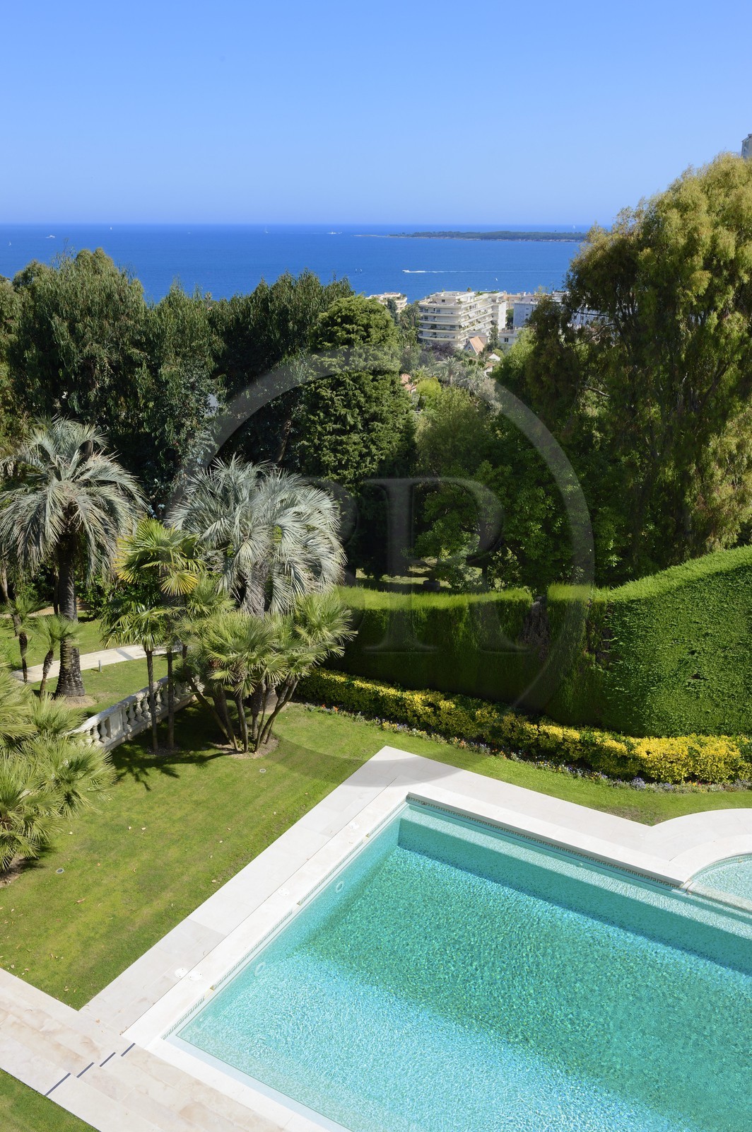 France, Alpes Maritimes, Cannes, the Villa La Californie where Picasso lived, today renamed the Pavillon de Flore by Marina Picasso, the view from the villa