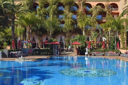 Morocco, High Atlas, Marrakech, Imperial city, Hivernage district, Hotel Sofitel Marrakech Palais Imperial