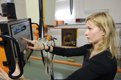 France, Paris, Centre for Research and Restoration of the Museums of France (C2RMF for Centre de recherche et de restauration des musées de France), X-ray room