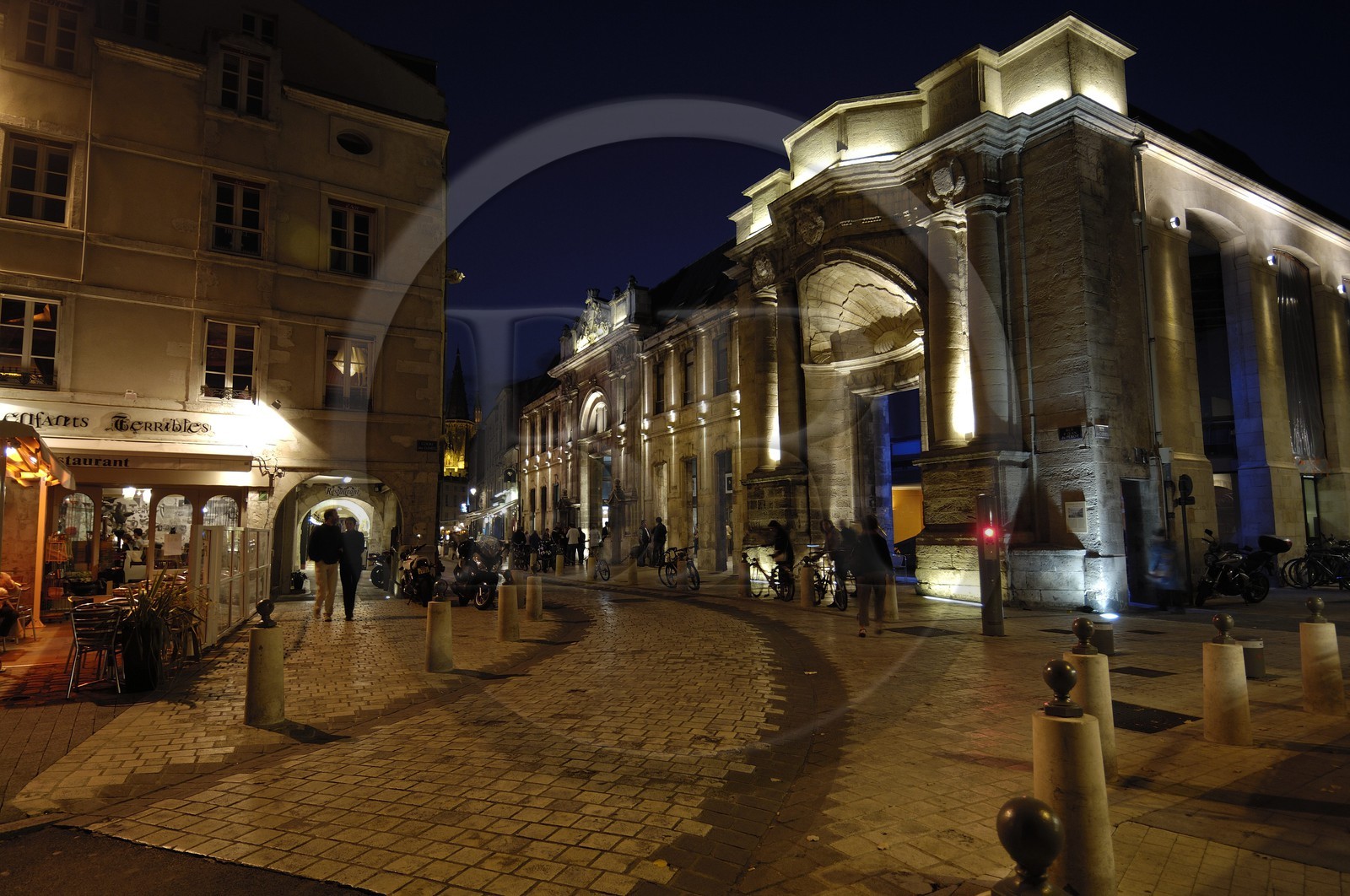 France, Charente-Maritime (17), La Rochelle, l'ancien couvent des Carmes dans la rue Saint-Jean-du-Pérot