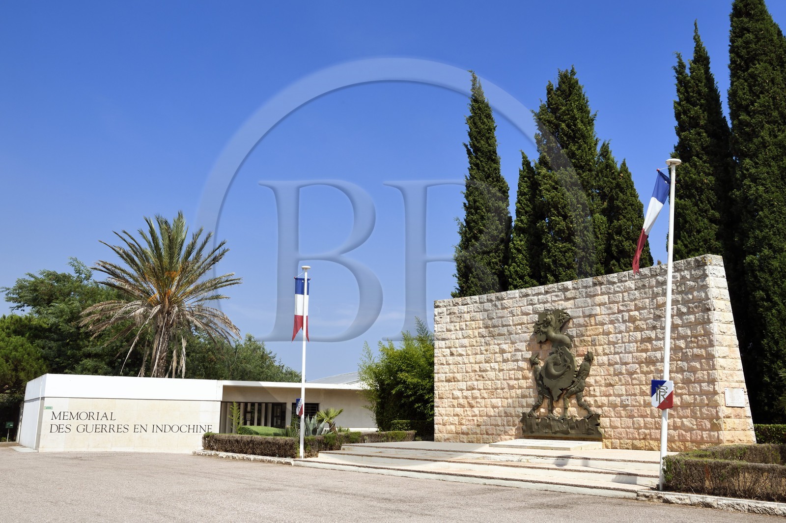 France, Var (83), Fréjus, Mémorial des guerres d'Indochine et nécropole