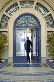 France, Ille-et-Vilaine, Rennes, 1920s Saint George Municipal Pool with mosaics from Isidore Odorico