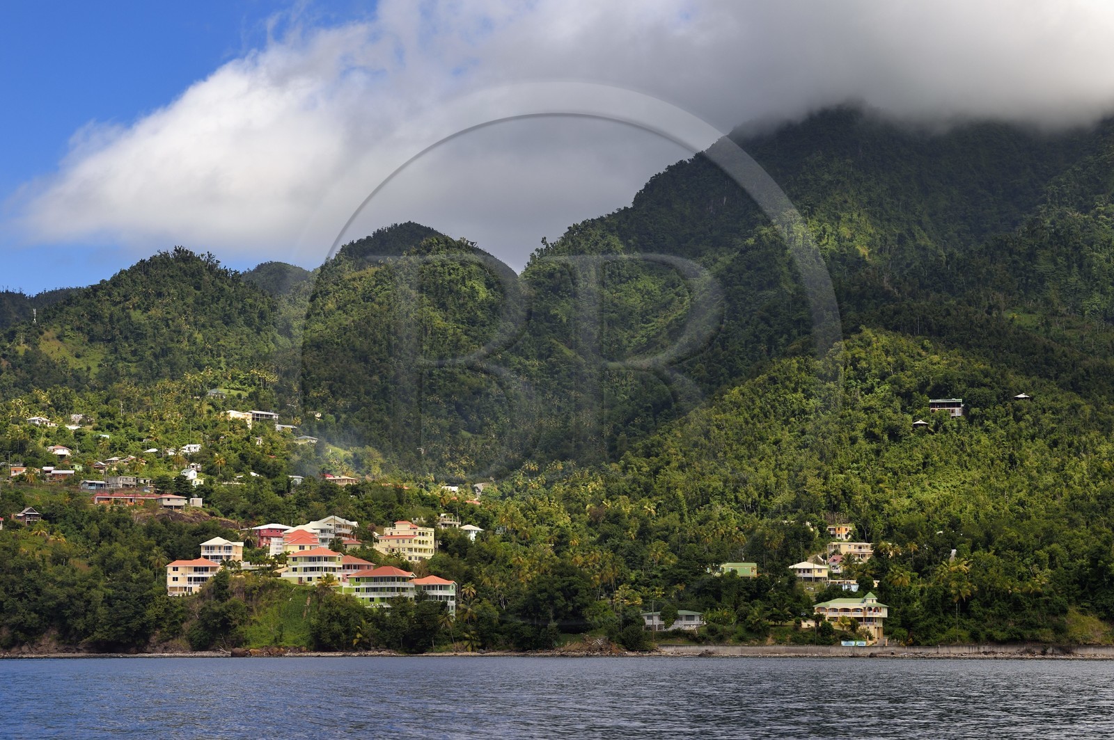 Caraïbes, Ile de la Dominique, Portsmouth, la baie de Prince Rupert