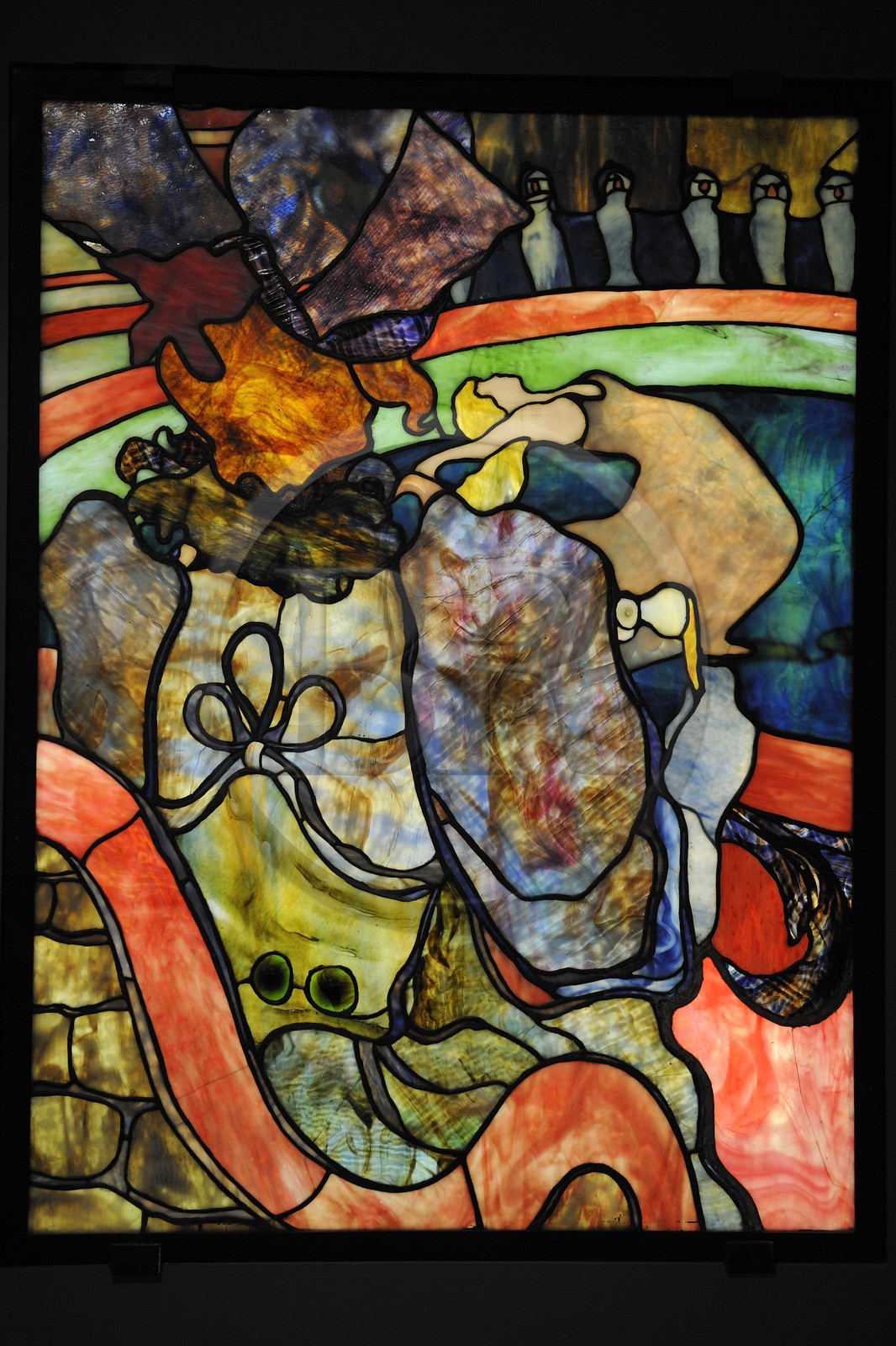 France, Paris (75), le musée d'Orsay, Au Nouveau Cirque, Papa Chrysanthème vers 1894 de Henri de Toulouse-Lautrec