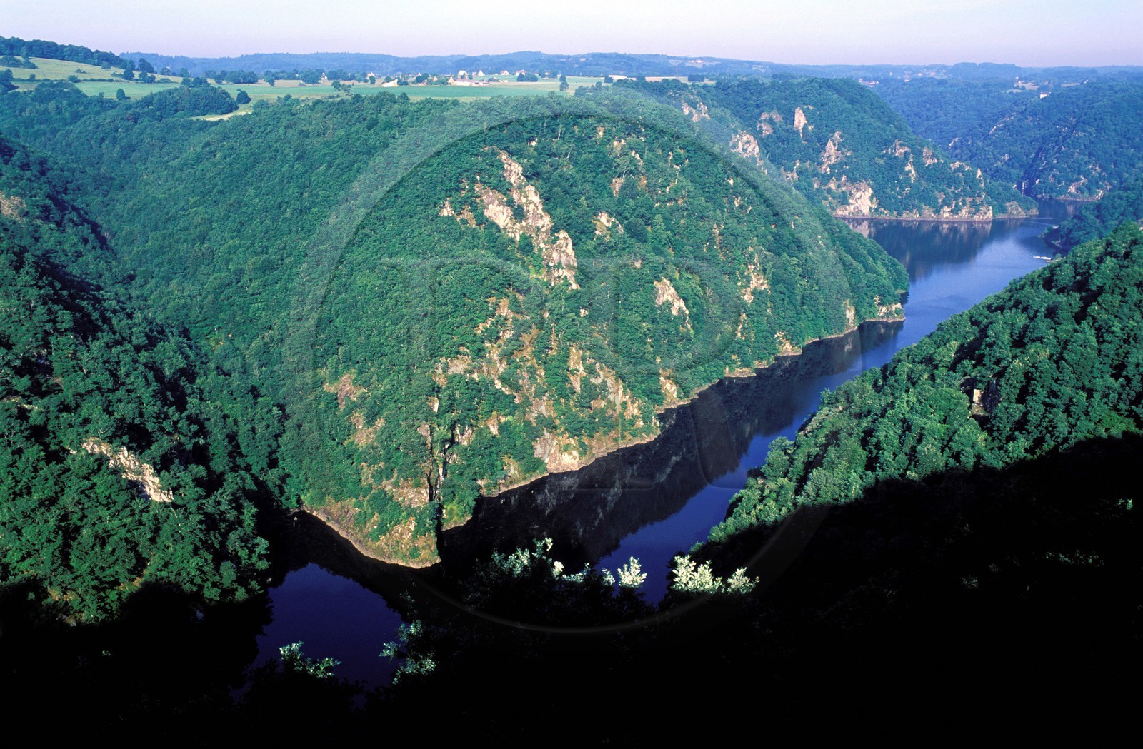 France, Corrèze (19), les gorges de la Dordogne