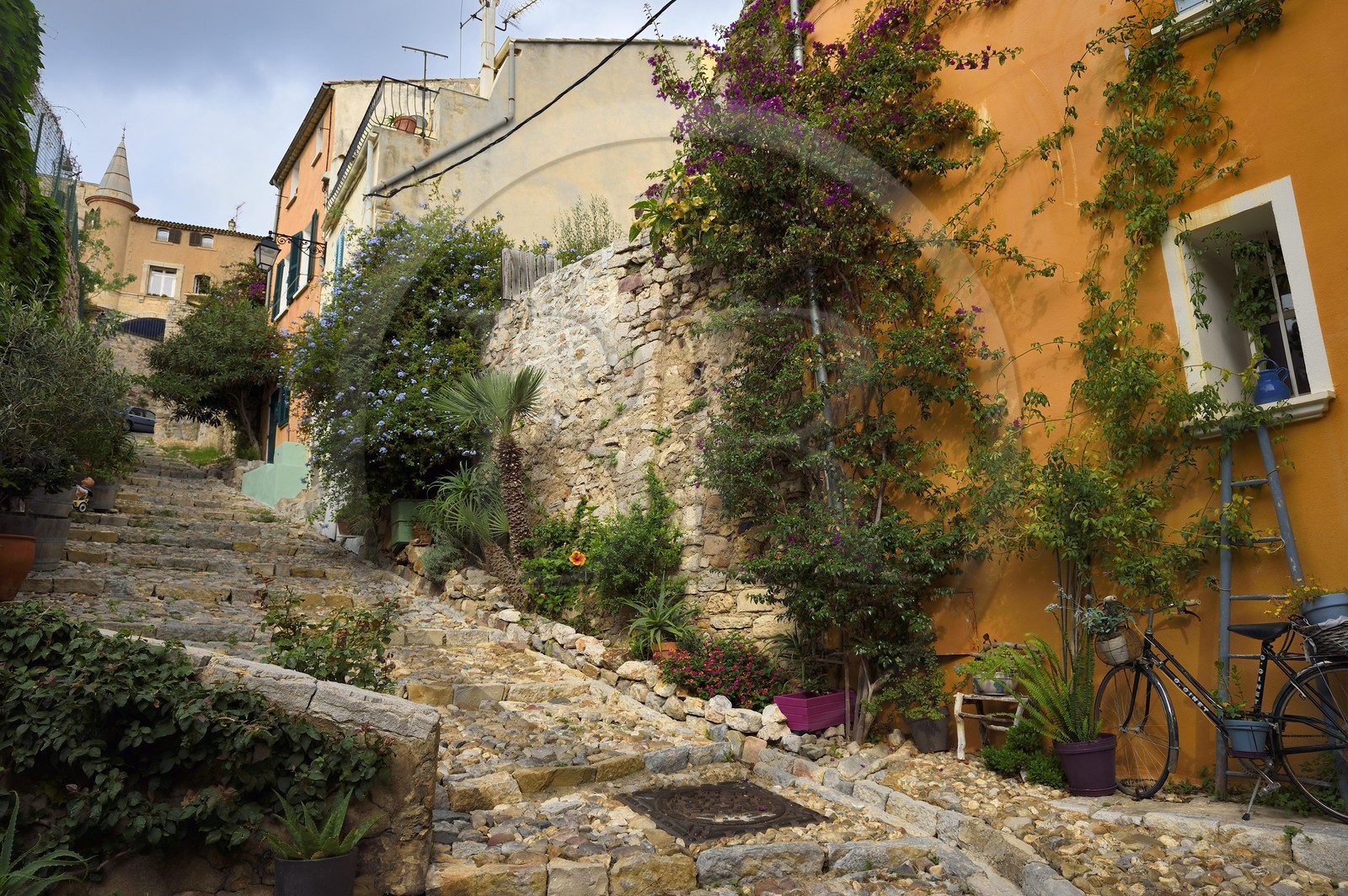 France, Var (83), Hyères, rue du Repos