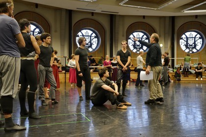 France, Paris (75), Opéra Garnier, répetition de Don Quichotte, assistant maitre de ballet Fabrice Bourgeois