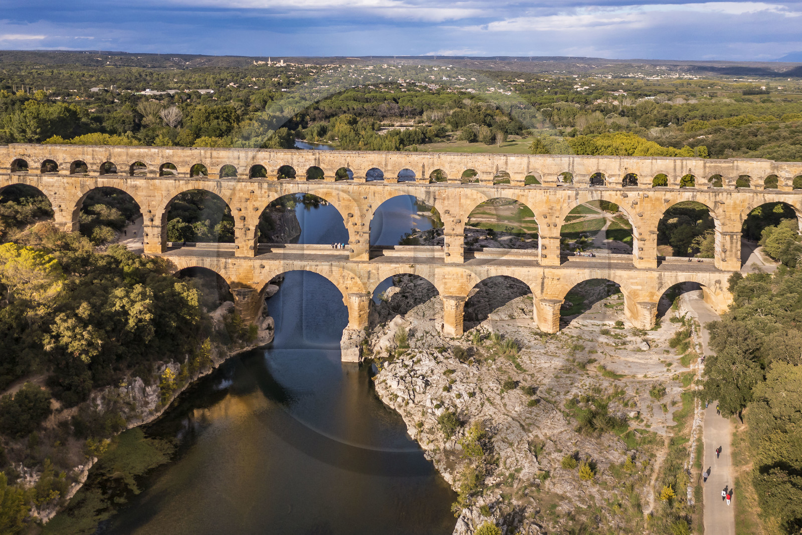 France, Gard (30),  (vue aérienne)