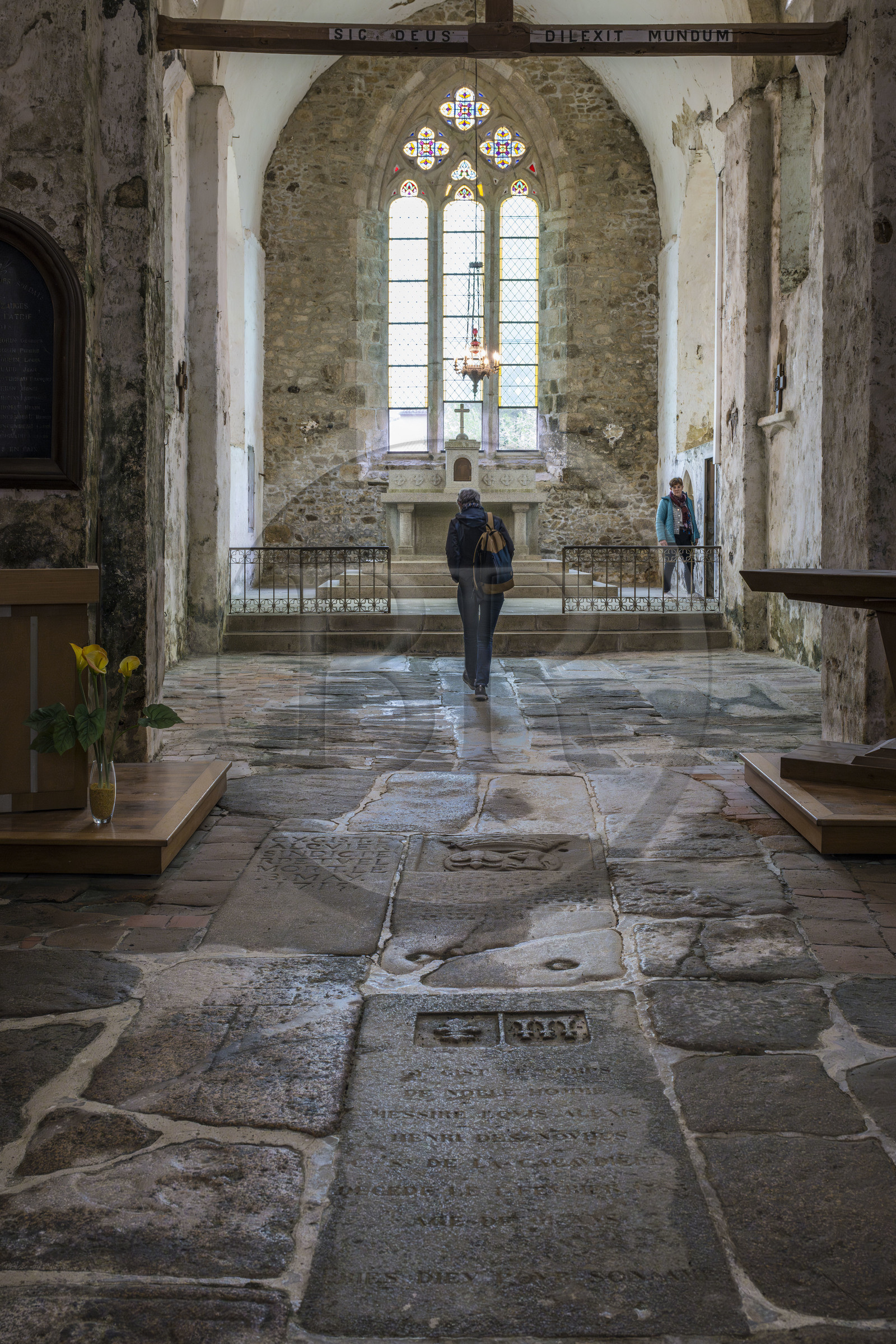 France, Vendée (85), Pouzauges, église romane Notre-Dame du Vieux Pouzauges du XIème siècle