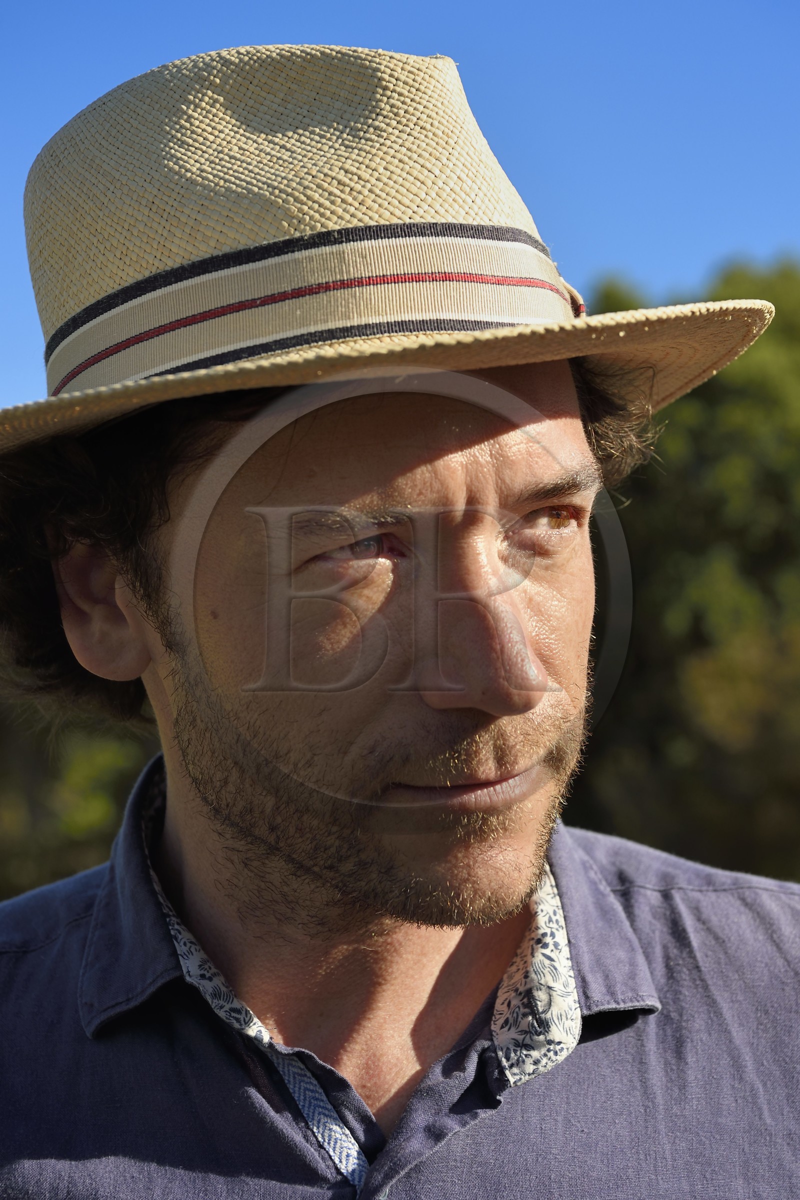 France, Var (83), Iles d'Hyères, parc national de Port Cros, Ile de Porquerolles, la Fondation Carmignac, Charles Carmignac directeur de la Fondation Carmignac