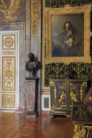 France, Yvelines (78), château de Versailles, classé Patrimoine Mondial de l'UNESCO, les Grands Appartements, salon de l'Abondance