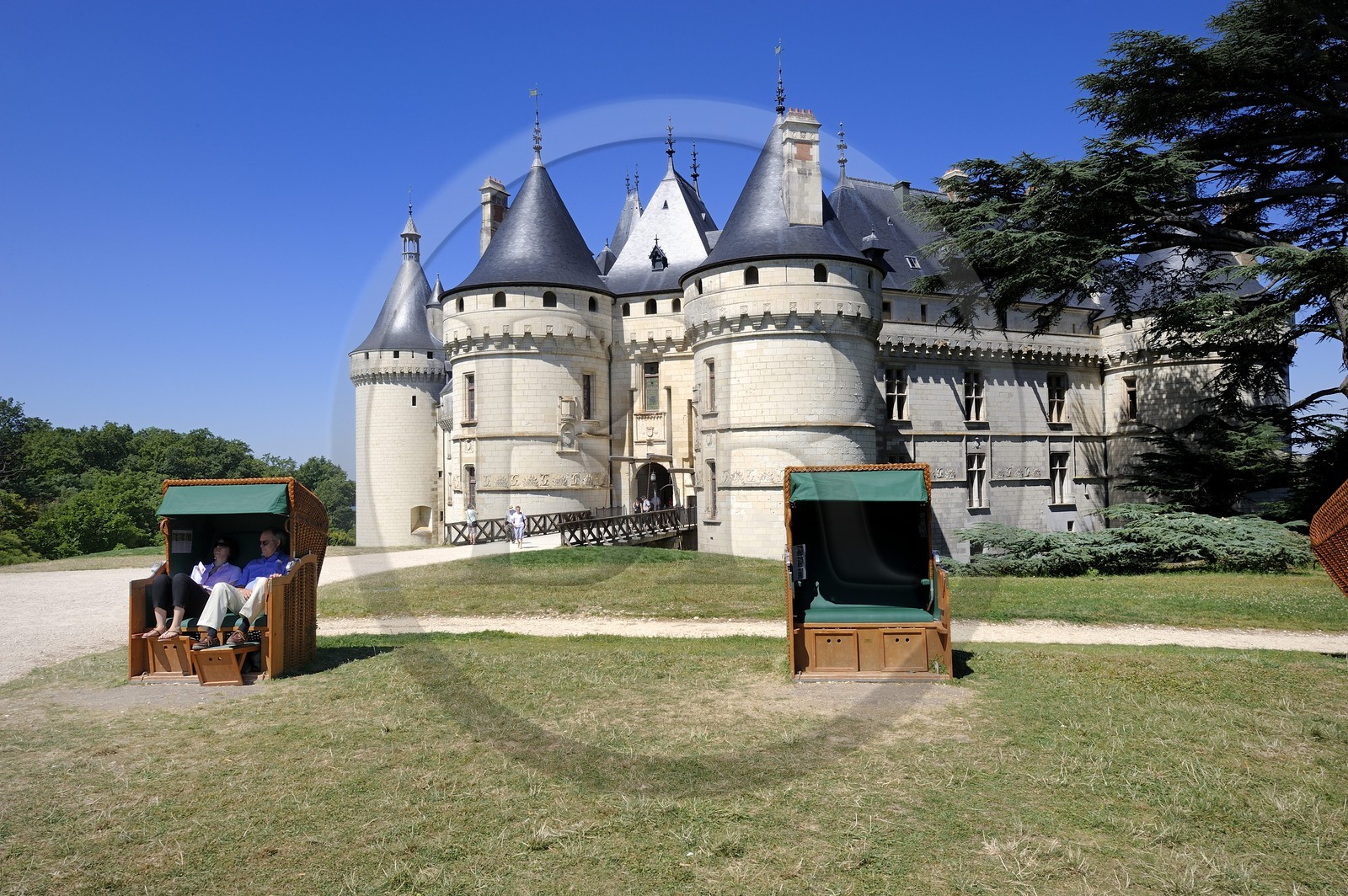 France, Loir-et-Cher (41), Vallée de la Loire classée Patrimoine Mondial de l'UNESCO, château de Chaumont-sur-Loire