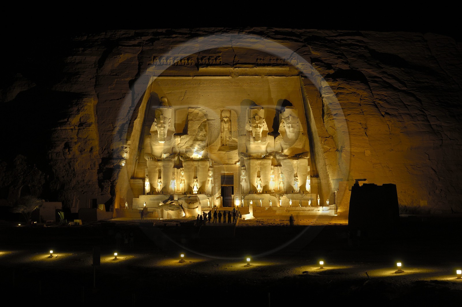Egypte, Haute Egypte, Nubie, Abou Simbel, site classé Patrimoine Mondial de l'UNESCO, temple de Ramsès II