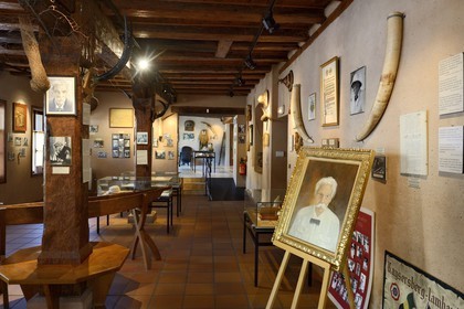 France, Haut-Rhin (68), Kaysersberg, maison natale et musée du Docteur Albert Schweitzer
