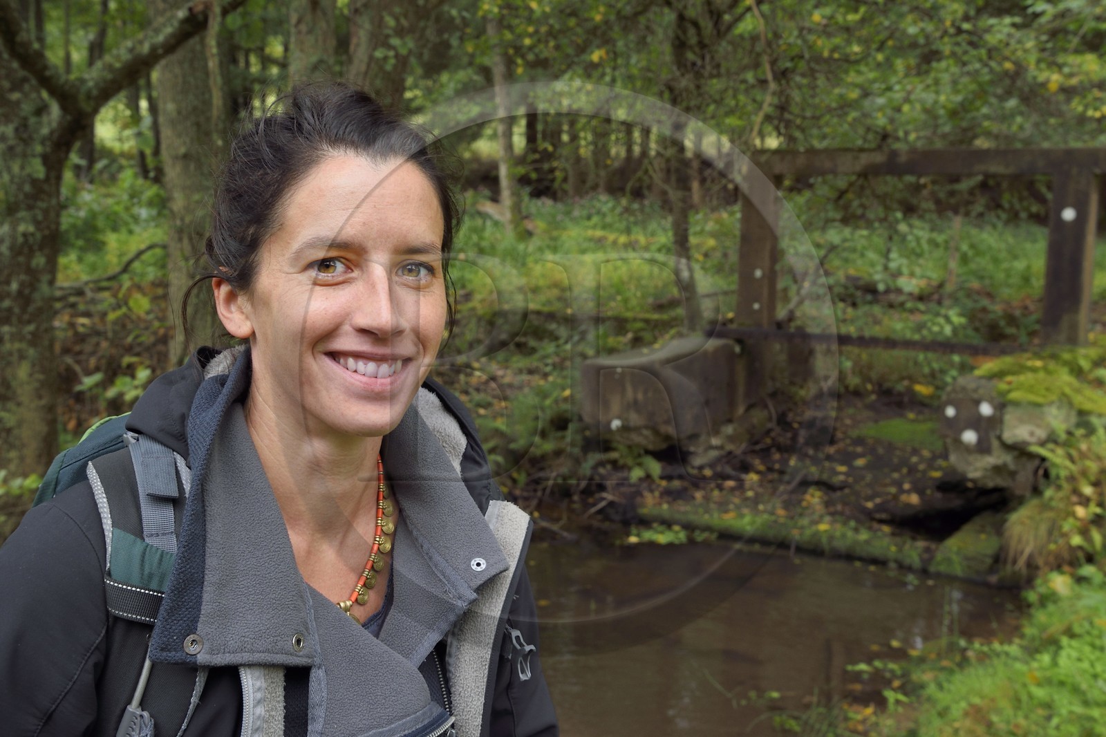 France, Bas-Rhin (67), Parc naturel régional des Vosges du Nord, Niedersteinbach, Marie L’Hospitalier, chargée de mission Natura 2000 au sein du Parc naturel régional des Vosges du Nord
