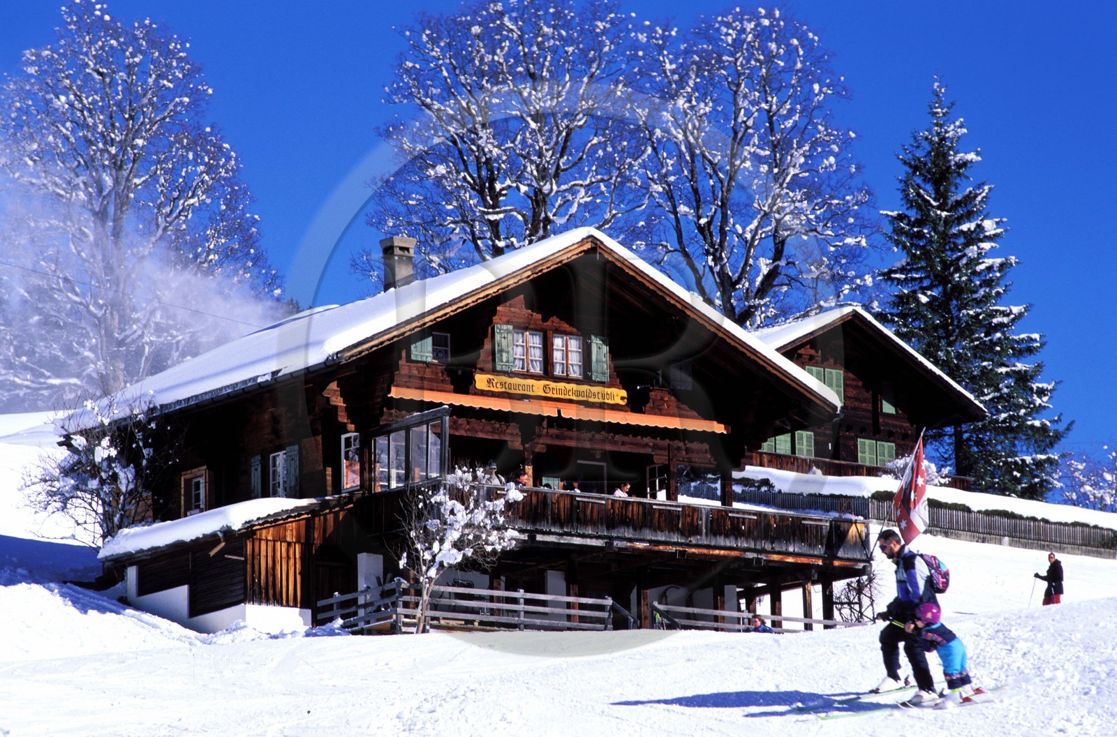 Suisse, région de Bern (Oberland Bernois), chalet à Grindelwald