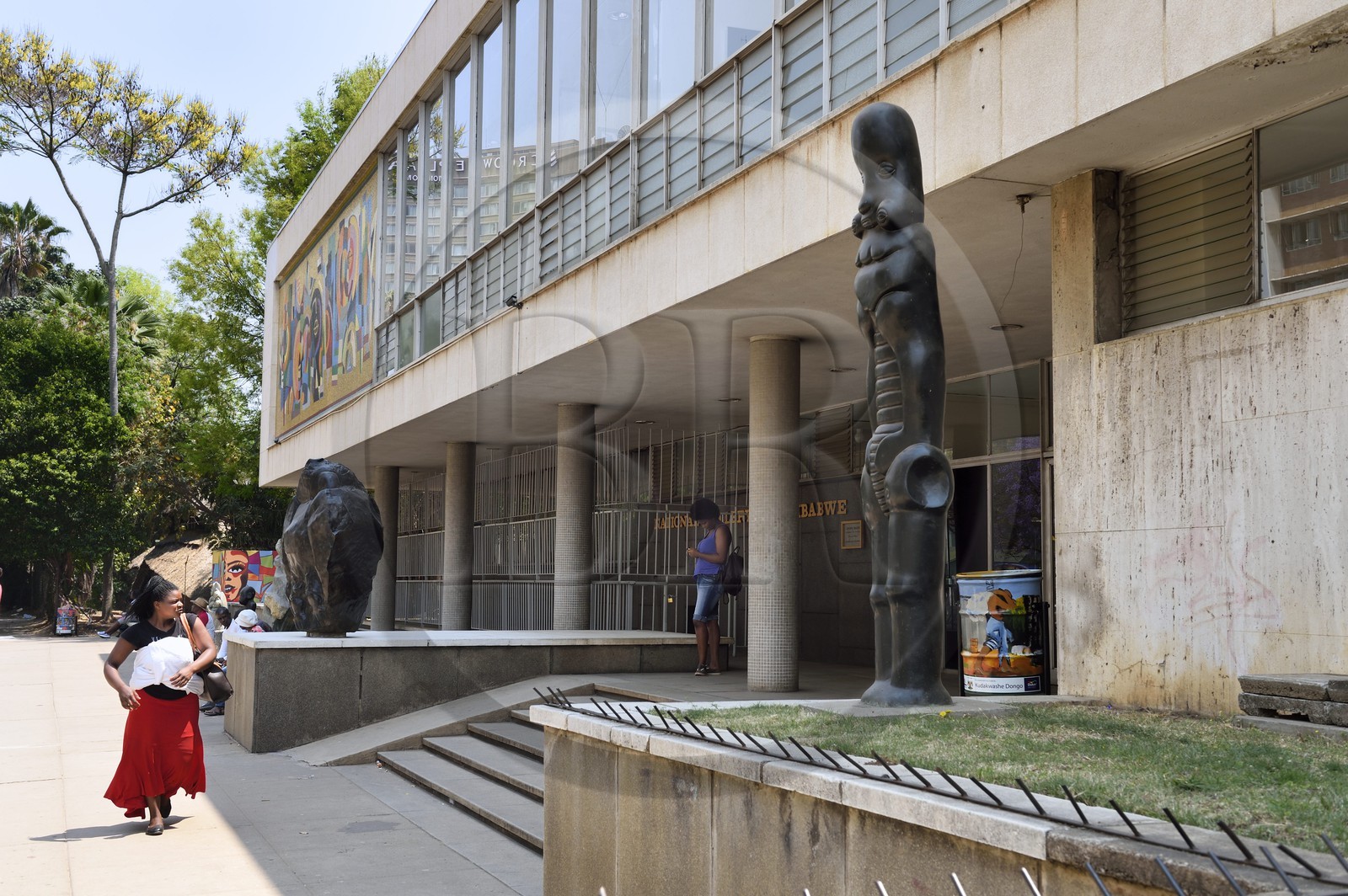 Zimbabwe, Harare, the National Art Gallery