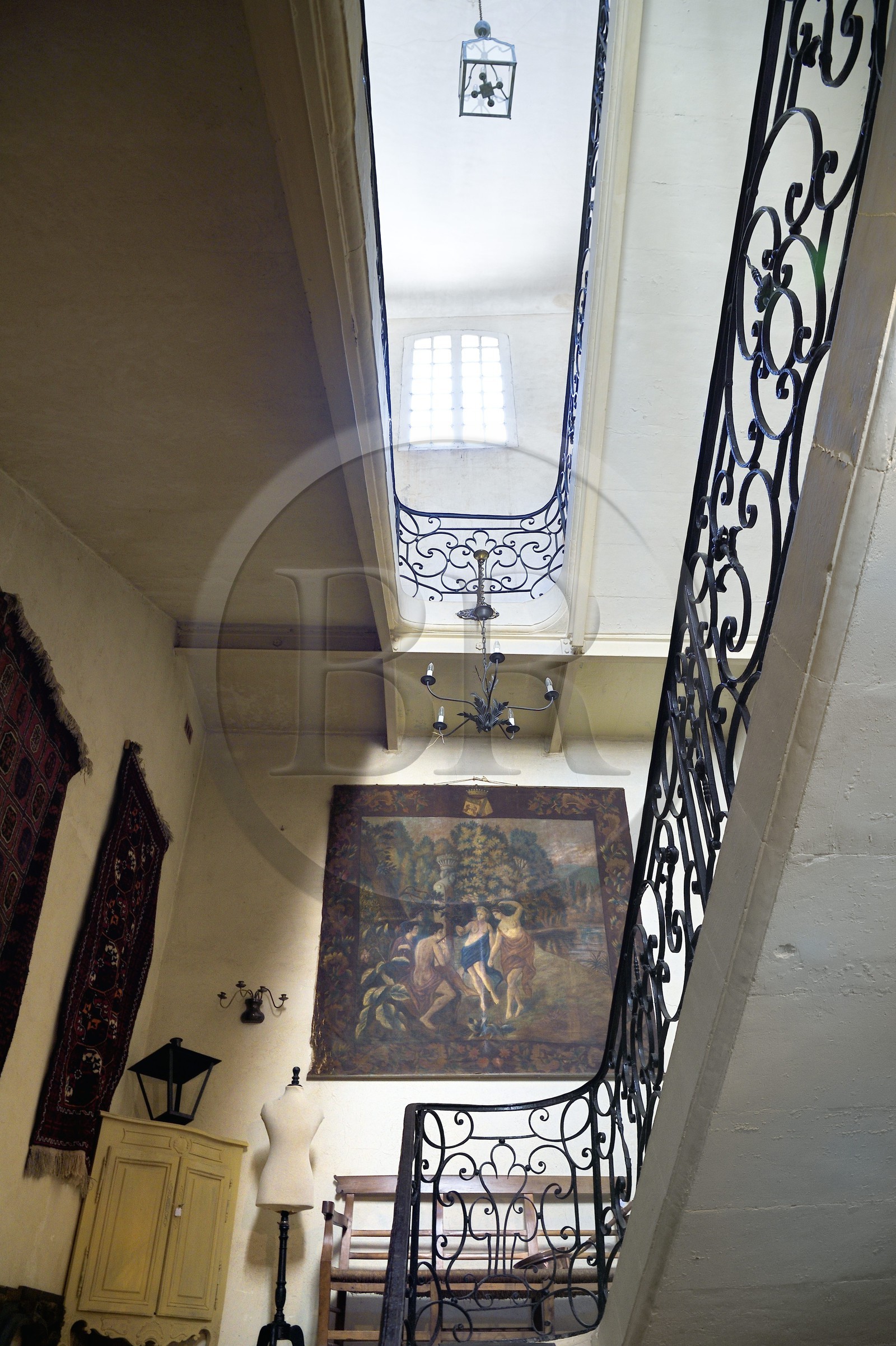 France, Bouches du Rhone, Arles, the hotel de Vernon (18th century mansion) property of the Dervieux family for four generations