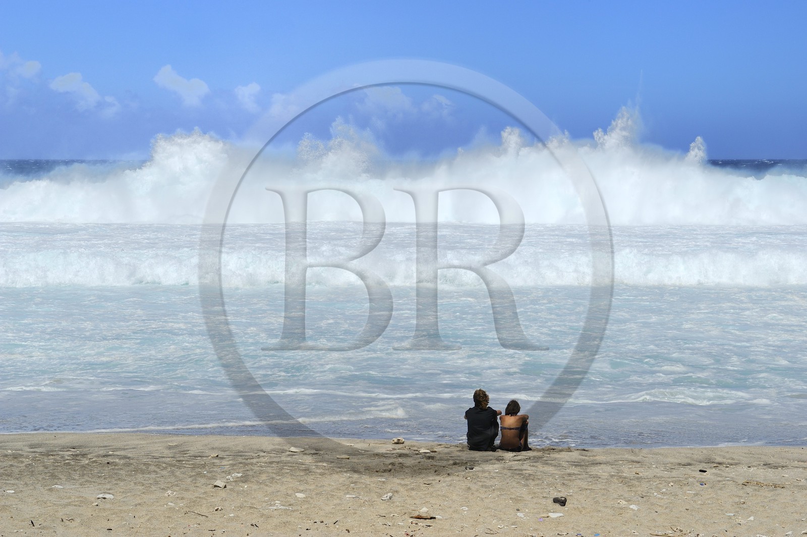 France, île de la Réunion, la côte sud, plage de Grand-Anse