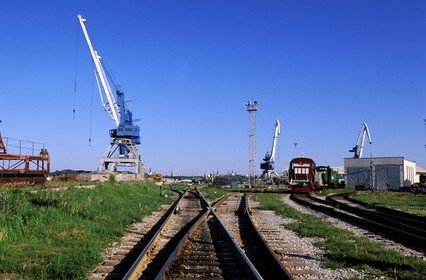 Estonie (Pays Baltes), région de Harju, Tallinn, capitale européenne de la culture 2011, port de commerce