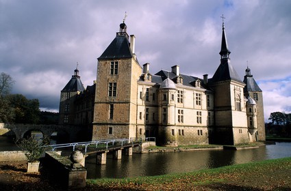 France, Saône-et-Loire (71), château de Sully (Renaissance), maison natale du président Mac-Mahon
